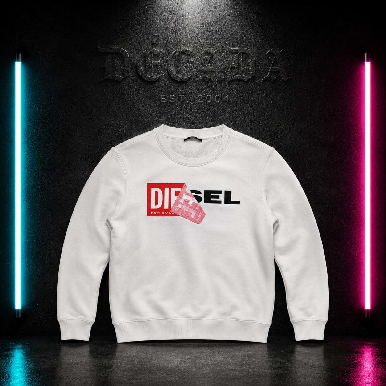 Jersey Diesel blanco, talla M