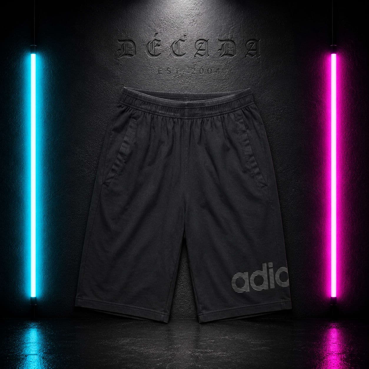 Pantalón corto Adidas negro, talla M