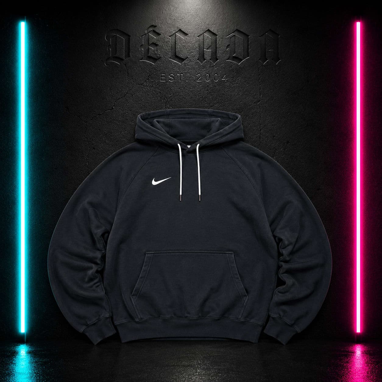 Sudadera con capucha Nike negra, talla XL